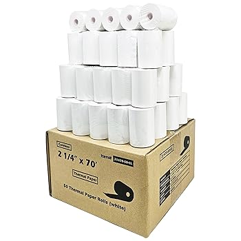 【中古】BuyRegisterRolls 318230 3 1/8in x 230フート (50一巻き) 感熱紙 差しわたし2.75in 金銭登録器一巻き紙 BPA不当て嵌める 亜米利加製 2-1/4\" 70\u0027 (50 Rolls)"
