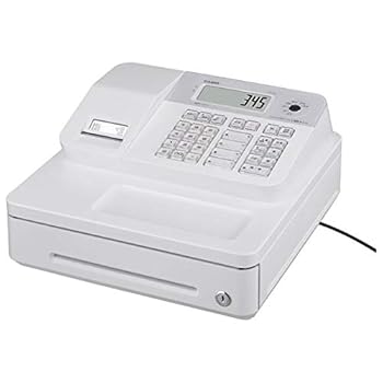 【中古】カシオ 陰電子金銭登録器 白いことcasio Bluetooth積み上げる 4分け取り1腰かけ SR-G3-WE