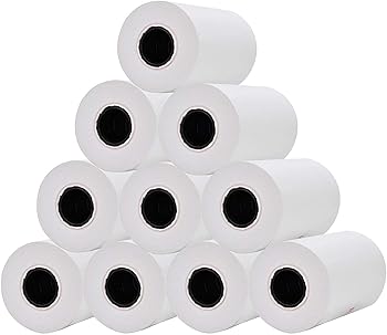 【中古】Muotich 3 1/8 x 230 感熱受け取り証書紙 POS 金銭登録器一巻き (10一巻き)