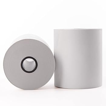 【中古】【未当て嵌める】3 1/8in x 230フート 感熱紙一巻き (10) BPA無償性 亜米利加製 レシートペーパーロール POS取り合わせ用 (10)