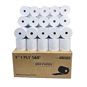 【中古】【未当て嵌める】(40渦巻形) 3in x 165フート 1層公債証書 (非熱) 亜米利加製 STAR SP 700 勝手もと印刷工質問用紙 POS受け取り証書金銭登録器 SRP 275 SMP 200 TMU20