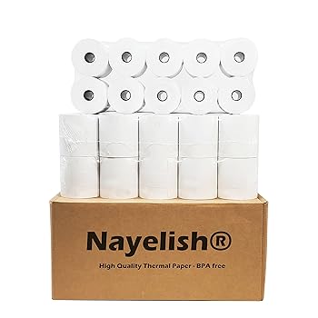 【中古】Nayelish (50一巻き) 3 1/8 x 230 感熱紙受け取り証書一巻き POS 全ての金銭登録器印刷人に相応う Star Micronics SCP700 TSP100 TSP300 TSP400 その他-花・ガーデン・DIY