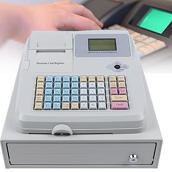 【中古】【未当て嵌める】現ナマ金銭登録器、14in現ナマ金銭登録器引き出し、48手がかりLED見せびらかす陰電子キャッシュレジスターデュアルチェックスロット、取り
