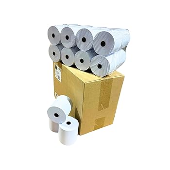 【中古】BAM POS 1層公債証書受け取り証書質問用紙 御厨子所印刷機用 3in x 150フート 白いこと 24一巻き