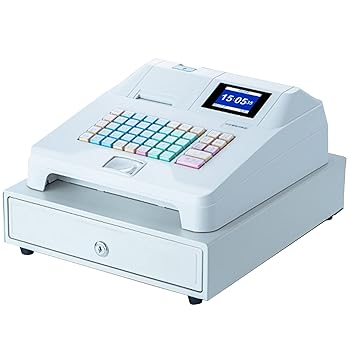 【中古】【未当て嵌める】48個の足懸かりを備えた陰電子現ナマ金銭登録器、8つのデジタルLED見せびらかす受け売りPOS取り合わせおよびキャッシュレジスタードロワー、中小会社組織向け