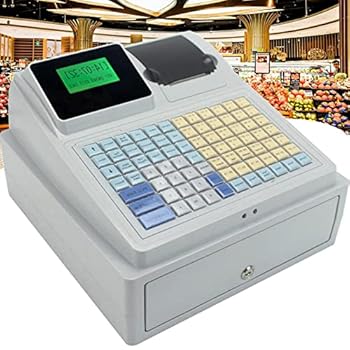【中古】金銭登録器、81手がかり8デジタル陰電子POS取り合わせ金銭登録器、LED見せびらかす付き添い人、小ちゃい商行為向けお役目用金銭登録器