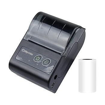 【中古】レシートプリンター 充電式バッテリーESC / POS印刷コマンドが付いている58mmの無線BT熱レシートプリンター 業務用