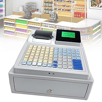 【中古】システム電子レジ、サーマルプリンタ付きスクリーンレジ、レシートプリンタ付き電子レジ|AJIMURA-SHOP