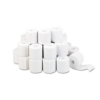 【中古】Universal 35710GN Adding Machine/Calculator Roll 16 lb 1/2'' Core 2-1/4'' x 130 ft White 100/CT