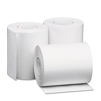 【中古】【未当て嵌める】Universal Thermal Paper for Receipt Printers, 2-1/4インチ x 80\u0027 Roll, 50/carton by Universal