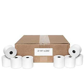 【中古】Pospaperroll熱ロール紙50パックMade in USA (2 1 / 4インチx 230 )