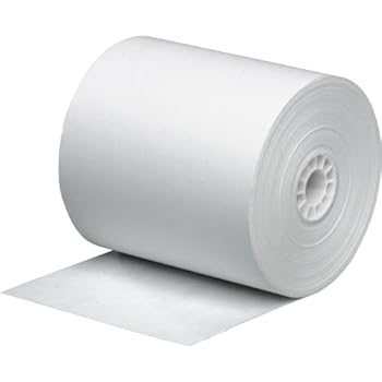 【中古】【未当て嵌める】Business Source BSN31827 Paper Roll, Single Ply, Bond, 3 インチ. x 165 フィート, 12-PK, White