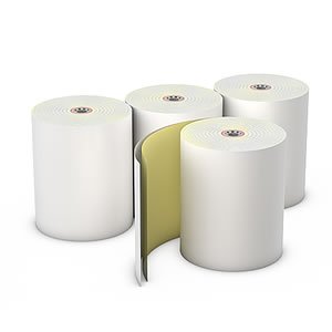 【中古】【未当て嵌める】Amercare 3 \" x 95 \u0027白いこと/カナリア物真似書きとどめるRolls with 7 / 16 \"" ID中核グループ、2プライ、50の入れもの"
