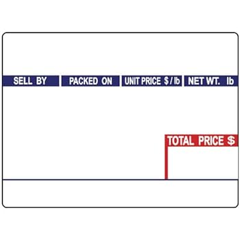 【中古】【未当て嵌める】イシダ IL-4630 UPC 60粍 x 44粍 (2.362in x 1.732in) 付け札800枚/一巻き 12一巻き/入れもの 9 x 9 x 5in 入れもの(23 x 23 x 13 糎 ケ