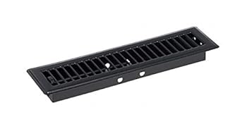 【中古】Imperial Manufacturing Group RG0164 2.25 x 12インチ ルーバー付きフロアレジスタ、マットブラック