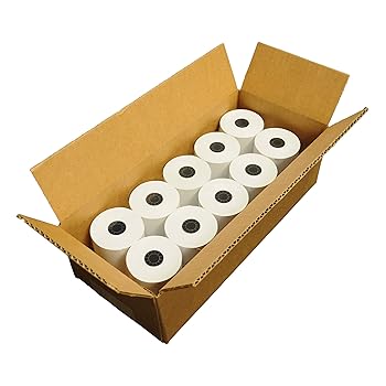 【中古】RegisterRoll (10一巻き) 感熱紙 3 1/8 x 230フート POS 受け取り証書質問用紙 10一巻き キャッシュレジスターロール TM-T88 T-20 T-90 Bixolon SRP-35