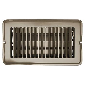 【中古】【未使用】RV DESIGNER H871 メタルフロアレジスター ダンパー付き 8インチ x 4インチ タン インテリアハードウェア