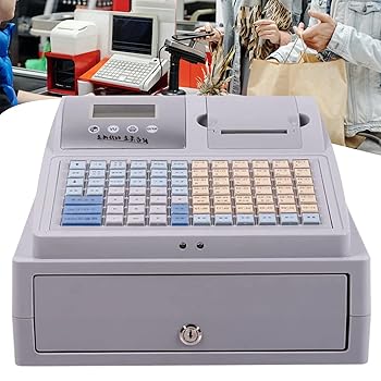 【中古】81キーを備えた商業用電子POSシステムレジ、8個のデジタルLEDレジ（取り外し可能な現金トレイとサーマルプリンタ付き） 52,289円