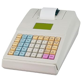 【中古】商用ミニ電子キャッシュレジスター、サーマルプリンター付き40キースマートティル、フル英語キーボード、小規模ビジネススーパーマーケット向け,｜AJIMURA-SHOP