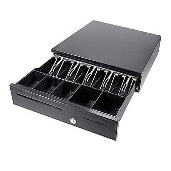 【中古】HUIOP POS キャッシュ レジスタ ドロワー キャッシャー キャッシュボックス 5 ビル 5 コイン マネー レジスター RJ11 インターフェイス マネー|AJIMURA-SHOP