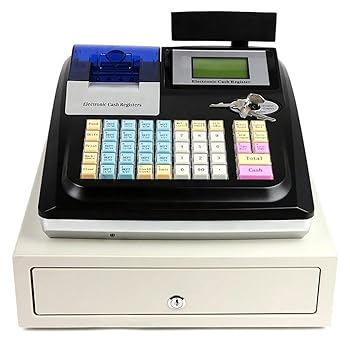 【中古】【未当て嵌める】陰電子現ナマ 金銭登録器、受け取り証書 印刷工内蔵 POS 取り合わせ、金銭登録器/溜め桶/時刻表、VAT、受け取り証書 見出し、中小会社組織向け、受け売り業向けの