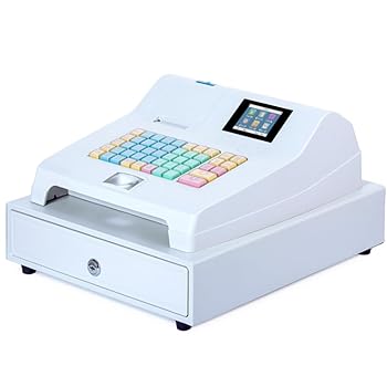 【中古】スマートレジ、レシートプリンタ内蔵POSシステム、レジ/タブ/テーブル、VAT、レシートヘッダー、中小企業向け、小売業向けのキャッシュレジスタ