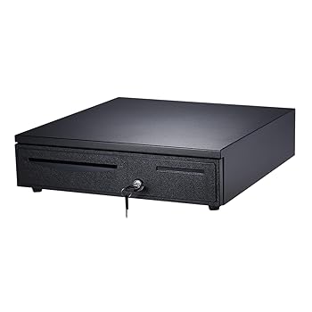 【中古】【未使用】Cash Drawer、ERYUE ヘビーデューティ電子キャッシュドロワーボックスケース保管5ビル5コイントレイエプソンスターPOSプリンタマネーの登録のた|AJIMURA-SHOP