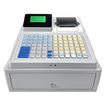 【中古】現ナマ金銭登録器 陰電子現ナマ金銭登録器 抽き出し付き添い人 受け売り業やかまい付ける業に至適 48手がかり 8デジタルLED見せびらかす 食べ物屋用現ナマ