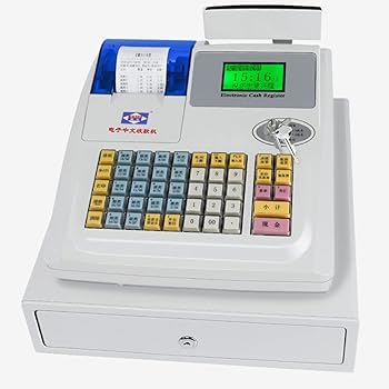 【中古】【未当て嵌める】陰電子現ナマ金銭登録器、中小会社組織向け現ナマ金銭登録器、POS取り合わせ、48足懸かり、デジタルLED現ナマ金銭登録器、レストランスーパーマ