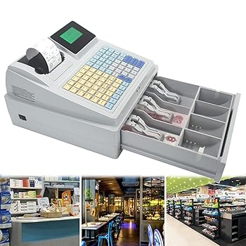 【中古】陰電子現ナマ 金銭登録器、8 デジタル LED 商業主義用現ナマ 金銭登録器、中小会社企業、請け売り店、百貨店、料理茶屋向けの LCD 恒星日 その他-日用品雑貨・文房具・手芸