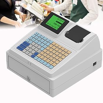 【中古】陰電子現ナマ 金銭登録器 中小会社組織向け現ナマ 金銭登録器 Till サーマル 印刷者 8 受け売り客あしらい向けデジタル商業主義金銭登録器