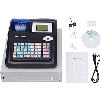 【中古】【未使用】レジ、レジ、ショップレジ、スーパーマーケットキオスク、ケータリング小売レジ、48キーLEDディスプレイ|AJIMURA-SHOP
