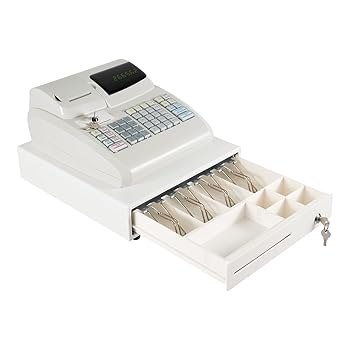 【中古】【未当て嵌める】Pos現ナマ金銭登録器、48手がかり陰電子現ナマ金銭登録器、平ったい鍵盤\u0026サーマルプリンター付き添い人、9デジタルLED見せびらかす現ナマ