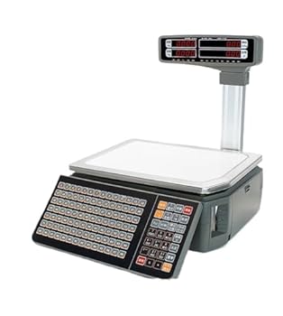 【中古】【未使用】電子レジスター、 LS6E レジスケール 高精度、バーコードスケール 印刷チケット付き スーパーマーケットコーディング フルーツ価格スケール 電子