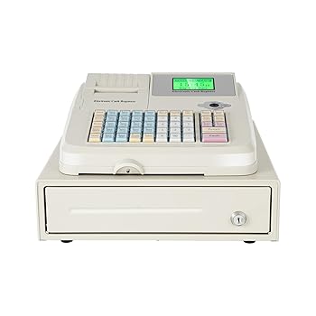 【中古】【未使用】キャッシュレジスター 48 キー電子レジスター POS キャッシュマシン スーパーマーケット LED ディスプレイ 小売レストランスーパーマーケット向|AJIMURA-SHOP