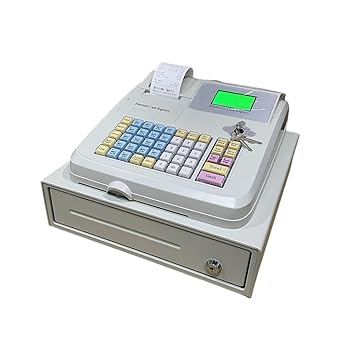 【中古】【未当て嵌める】Kirnuo英語版陰電子金銭登録器 一塁手ボンネット ラーメン店 コンビニ 110V 英語金銭登録器 (英語の金銭登録器)