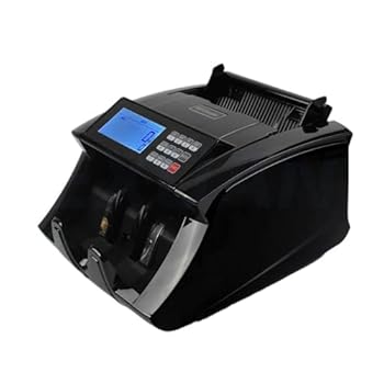 【中古】レジ電子レジスター 現金管理システム 自動マルチ通貨レジマネーカウンター、紙幣検出器計数機 LCD ディスプレイ、ユーロ、米ドル、オーストラリ