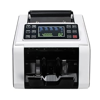 【中古】【未使用】レジ電子レジスター 現金管理システム XD-1006B 商業紙幣カウンター、レジ通貨検出器、合計金額、額面および紙幣の仕分け 小売店、スーパーマー