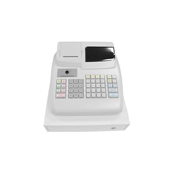 【中古】レジ 48 キー自動電子 POS キャッシュレジスター ECR-100 小売店向け