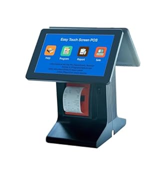 【中古】電子レジスター ケータリング用レジ、スーパーマーケット用ミルクティー10.1インチ印刷タッチスクリーンレジ、レジ注文機 スーパーマーケット、