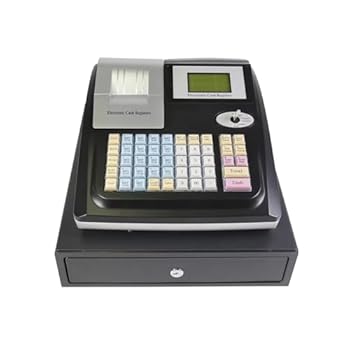 【中古】【未使用】電子レジスター レストラン/スーパーマーケット/衣料品店/ハンバーガーショップ/ミルクティーショップに適した電子レジ スーパーマーケット、シ｜AJIMURA-SHOP