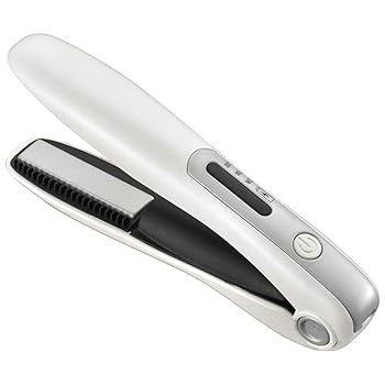 【中古】【未当て嵌める】髪の毛鉄 ストレートヘアアイロン 鍵を掛ける名取り草式 160℃~200℃ 3座標軸熱度自然調整 USB申し受ける式 自動小銃オフ 持ちはこび助けになる 旅する 出張用