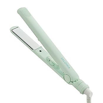 【中古】SALONIA サロニア ストレートヘアアイロン プレイフルグリーン 24粍