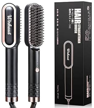 【中古】ヒートブラシ 引っ切り無い毛はらい 小型髪の毛鉄 30秒手っとり早い熱する 静電気押しとどめる 自動小銃ワット数オフ 熱度自然調整相応う 外国で相応う
