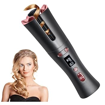 【中古】【未使用】コードレスヘアカーラーコードレス自動ヘアカーラーポータブルカーリングワンドポータブルカーリングアイロン充電式自動ヘアカーラーロングヘア｜AJIMURA-SHOP 14,400円