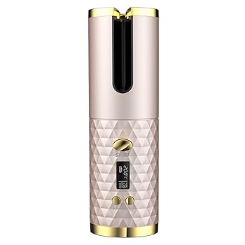 【中古】【未当て嵌める】オートカールアイロン USB申し受ける 3座標軸熱度自然調整150℃~200℃ 新型 自動小銃長い巻き毛鉄 30秒の手っとり早い熱する 自動小銃一巻き髪 コードレス 陶器熱傷押しとどめる