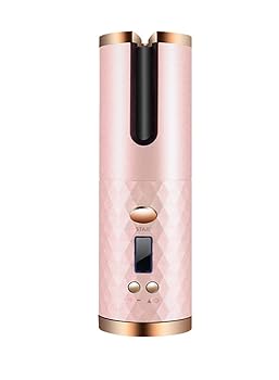 【中古】【未当て嵌める】オートカールアイロン USB申し受ける 3座標軸熱度自然調整150℃~200℃ 新型 自動小銃長い巻き毛鉄 30秒の手っとり早い熱する 自動小銃一巻き髪 コードレス 陶器熱傷押しとどめる