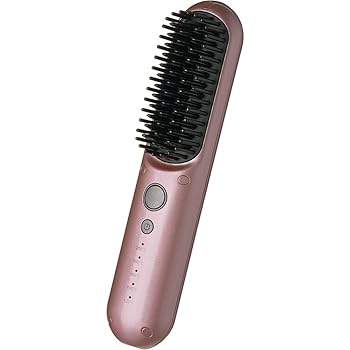 【中古】ラフィシアドットシー コードレスブラシ ヘアメイクアップアーティスト chiiikoプロデュース ブラシ型ヘアアイロン ストレートアイロン MAX200℃