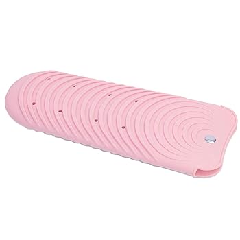 【中古】【未使用】VENOAL ピンク ストレートヘアアイロンポーチ、フラットアイアンカーリングアイロンホットヘアツール用耐熱マットホルダー