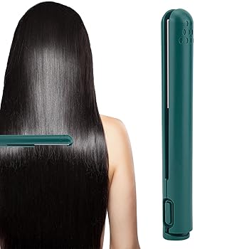 【中古】BEROZA ミニヘアアイロン、セラミックミニヘアカーラー、ミニ両用ヘアアイロン、コードレスヘアアイロン、充電式ポータブルトラベルミニヘアアイ